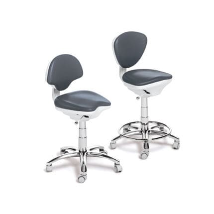 Asiento para clínica dental - Syncro T3 - EURODENT - para adulto / con cubo / con ruedas