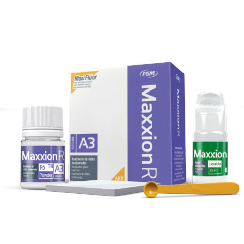 Adhesivo dental para restauración dental - MAXXION R - FGM Dental Products - vidrio ionómero / líquido