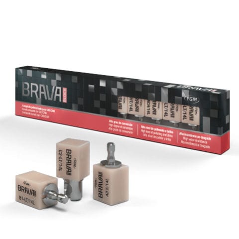 Material dental de cerámica de vidrio - BRAVA BLOCK - FGM Dental Products - de composite / de fresado / para dientes posteriores