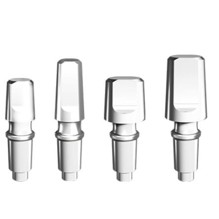 Pilar para implante de acero inoxidable - 02.0x.0x series - FGM Dental Products - interno / recto / cementado