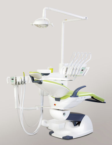 Unidad de tratamiento dental con sillón - FIMET NEO Continental unit - FIMET - con portainstrumentos