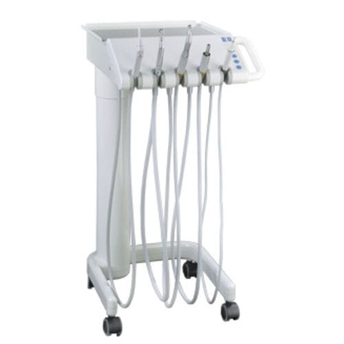 Portainstrumentos para unidad dental móvil - F1 Cart - FIMET - 5 instrumentos