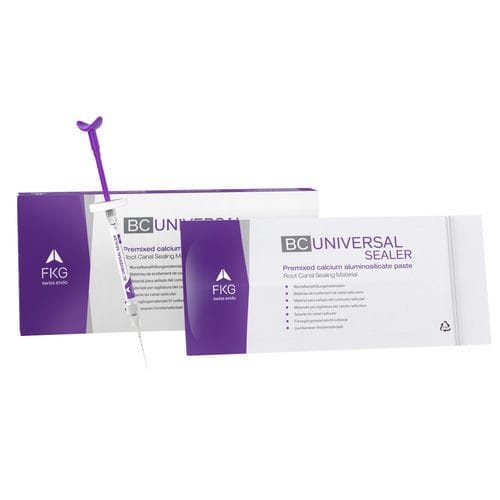Material dental de hidroxiapatita - BC Universal - FKG Dentaire - para sellado de canales / biocompatible