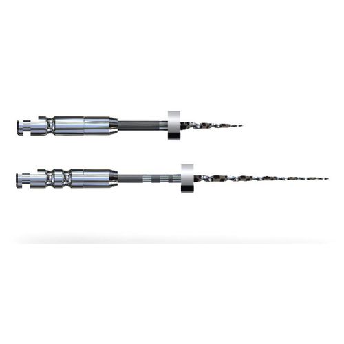 Lima dental rotativa - D-Race - FKG Dentaire - para la desobturación de canales / de níquel y titanio