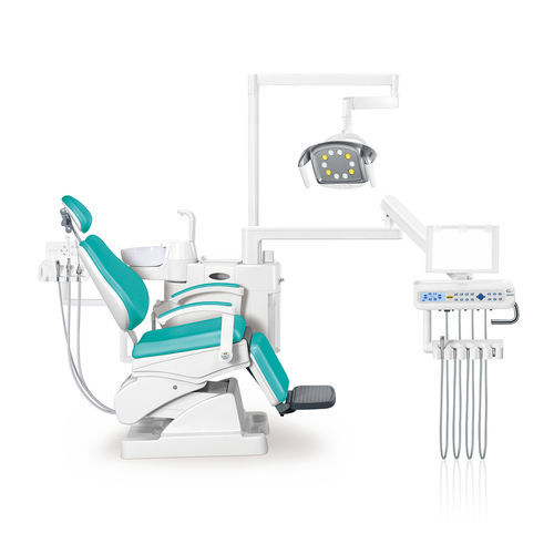 Unidad de tratamiento dental con sillón - AL-398Sanore - Foshan Anle Medical Apparatus - con reposacabezas flexible / con sistema de higiene / con portainstrumentos