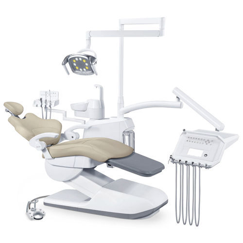 Unidad de tratamiento dental con sillón - AL-388SD - Foshan Anle Medical Apparatus - con reposacabezas flexible / con sistema de higiene / con portainstrumentos
