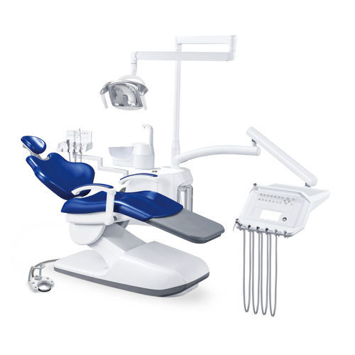 Unidad de tratamiento dental con sillón - AL-398HG - Foshan Anle Medical Apparatus - con reposacabezas flexible / con sistema de higiene / con portainstrumentos