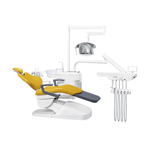 Unidad de tratamiento dental con sillón - AL-398HC - Foshan Anle Medical Apparatus - con reposacabezas flexible / con sistema de higiene / con portainstrumentos