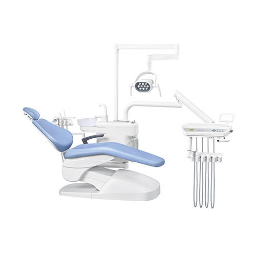 Unidad de tratamiento dental con sillón - AL-398AA - Foshan Anle Medical Apparatus - con reposacabezas flexible / con sistema de higiene / con portainstrumentos