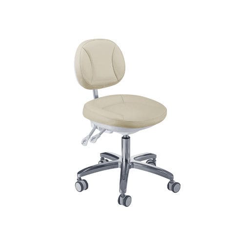 Taburete para odontología - 338B  - Foshan Anle Medical Apparatus - de altura variable / con respaldo / con ruedas