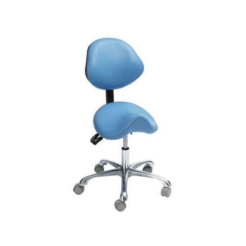 Taburete para odontología - 338C stool - Foshan Anle Medical Apparatus - de altura variable / con respaldo / con ruedas