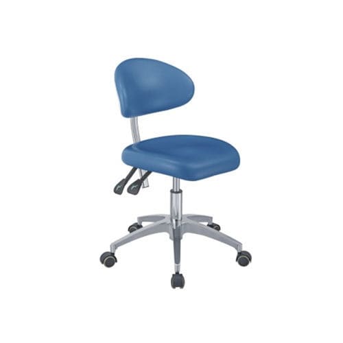 Taburete para odontología - 338E  - Foshan Anle Medical Apparatus - de altura variable / con respaldo / con ruedas