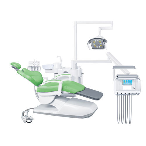 Unidad dental con sillón eléctrico - AL-388SA - Foshan Anle Medical Apparatus - con reposacabezas flexible / con sistema de higiene / con portainstrumentos