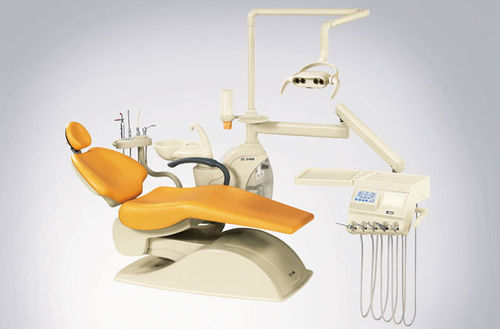 Unidad de tratamiento dental con sillón - ZC-S400-Deluxe - Foshan Joinchamp Medical Device - con portainstrumentos / con luz
