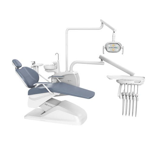 Unidad dental con sillón eléctrico - Elite N2 PRO - Foshan Roson Medical Instrument - con reposacabezas flexible / con sistema de higiene / con portainstrumentos
