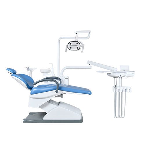 Unidad dental con sillón eléctrico - Classic N1 - Foshan Roson Medical Instrument - compacta / con reposacabezas flexible / con sistema de higiene