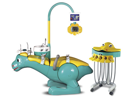 Unidad de tratamiento dental con sillón - A8000-II(B type) - Foshan YaYou Medical Equipment - con portainstrumentos / pediátrica