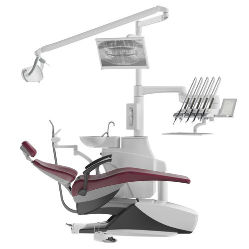 Unidad de tratamiento dental con sillón electromecánico - GALLANT Omnipratique - Galit - compacta / con portainstrumentos / con luz