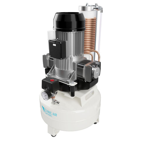 Compresor de aire para odontología - SMART DRY 3.25-S - Gentilin - de pistón / estacionario / 2 unidades