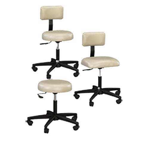 Taburete quirúrgico - SMR® - Global Surgical Corporation   - de altura variable / giratorio / con ruedas