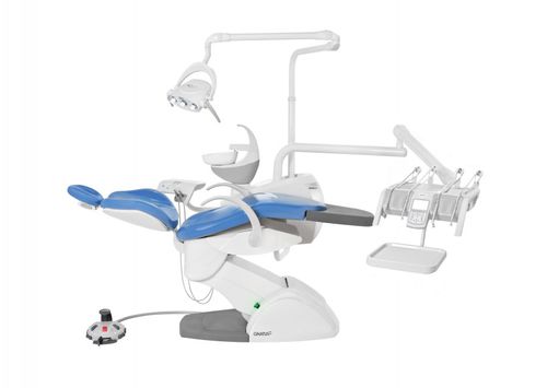 Unidad de tratamiento dental con sillón electromecánico - Gnatus G8 Fit H - Gnatus - con portainstrumentos / con luz