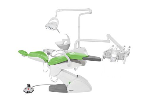 Unidad de tratamiento dental con sillón electromecánico - Gnatus G8 H - Gnatus - con portainstrumentos / con luz
