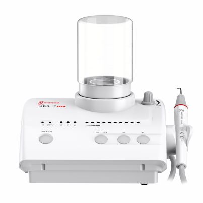 Escarificador dental de ultrasonidos - UDS-E  - Guilin Woodpecker Medical Instrument Co., Ltd.   - set completo / con luz LED / con pieza de mano