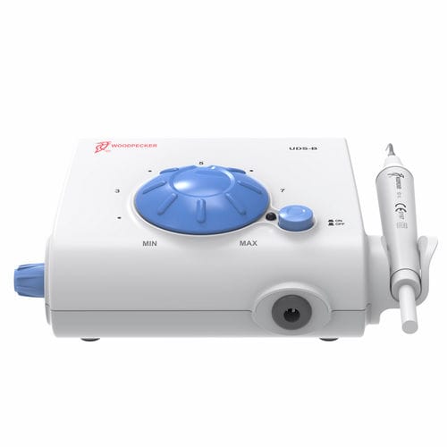Escarificador dental de ultrasonidos -  UDS-B - Guilin Woodpecker Medical Instrument Co., Ltd.   - set completo / con luz LED / con pieza de mano