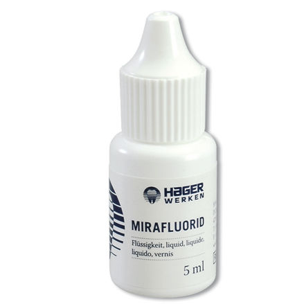 Material dental de barniz con fluoruro - Mirafluorid® - Hager & Werken - para profilaxis dental / líquido