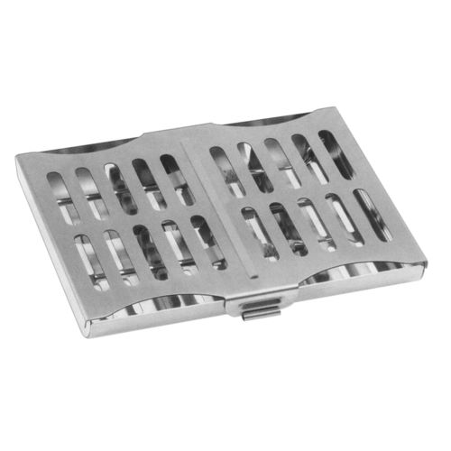 Cassette de esterilización para instrumental dental - HWM 102-10 - Karl Hammacher - de acero inoxidable / perforado