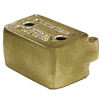 Frasco dental de polimerización - 48F - Handler MFG - de bronce / rectangular