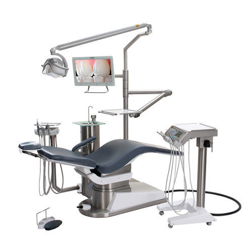 Unidad de tratamiento dental con sillón - D2-EC - DKL CHAIRS GmbH - compacta / con reposacabezas flexible / con monitor