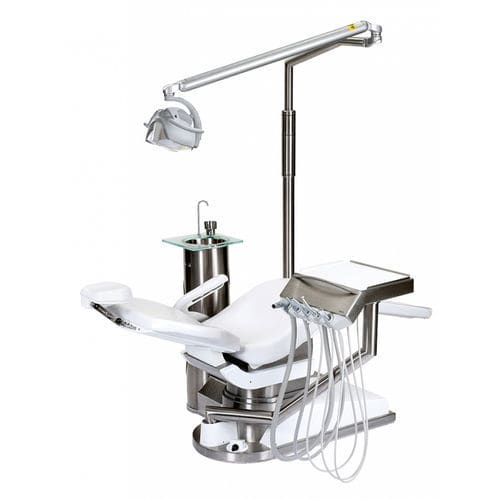 Unidad de profilaxis dental con sillón - D2 - DKL CHAIRS GmbH - con sistema de higiene / con portainstrumentos / con luz LED