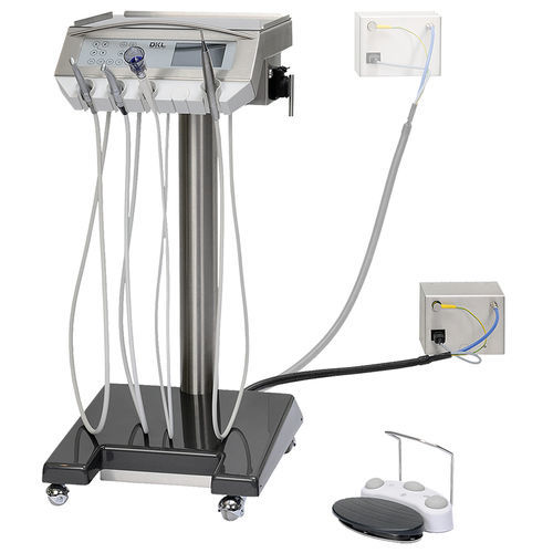 Portainstrumentos para unidad dental con ruedas - L2D2-CART-SK - DKL CHAIRS GmbH - 4 instrumentos