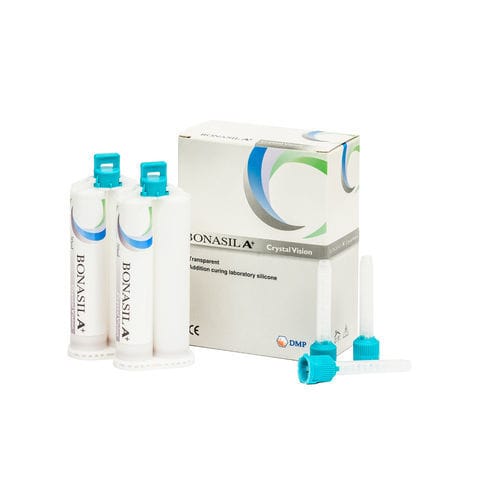 Material dental de vinilo polisiloxano - BONASIL A+ Crystal Vision - DMP - para moldes para impresiones dentales / para laboratorio dental / transparente