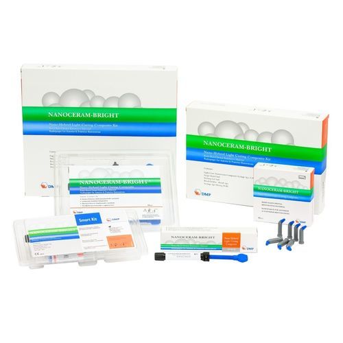 Material dental de composite híbrido - NANOCERAM-BRIGHT - DMP - para restauración dental / para la obturación de canales / fotopolimerizable