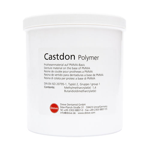 Material dental de PMMA - Castdon - Dreve Dentamid GmbH   - para restauración dental / en polvo