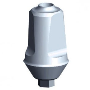 Pilar para implante de titanio - MDS50-750-HI - EASY SYSTEM IMPLANT - hexágono interno / recto