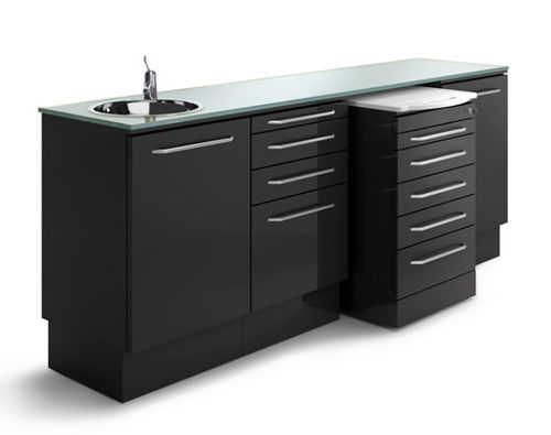 Armario para ordenar - WINN - edarredo. - para instrumental dental / para clínica dental / con fregadero