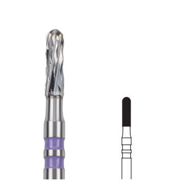 Fresa ortodóntica - C4AK series - Edenta - de carburo de tungsteno / de escayola / de estaño