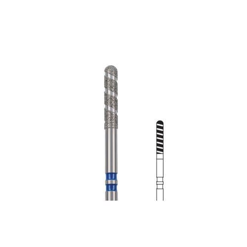 Fresa para odontología - KT series - Edenta - de diamante / de cerámica / de corte