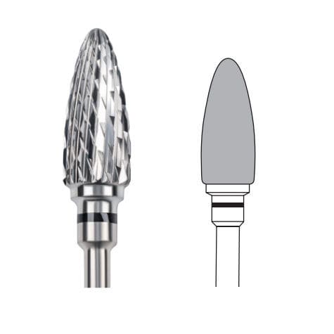 Fresa de laboratorio dental - VZ26 - Edenta - de titanio / de carburo de tungsteno / de corte
