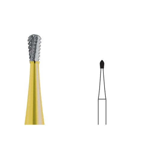 Fresa para odontología - H7PC - Edenta - de carburo de tungsteno / de corte / de corte cruzado