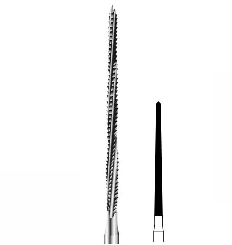 Fresa para cirugía dental - RF169  - Edenta - universal / de acero inoxidable / de corte