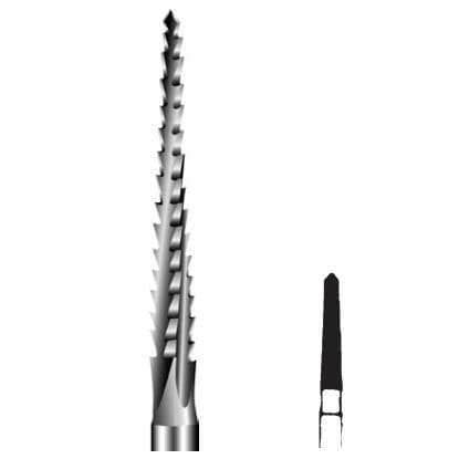 Fresa para cirugía dental - RF C - Edenta - universal / de acero inoxidable / de corte