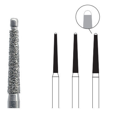 Fresa para endodoncia - 857 - Edenta - de diamante / de corte