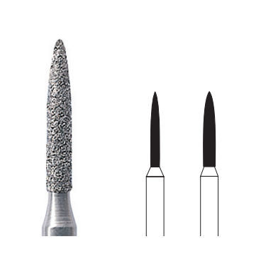 Fresa para odontología - 863 - Edenta - de diamante