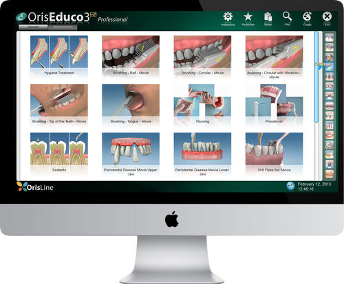 Software de gestión - OrisEduco 3 - OrisLine Group - de tratamiento / de formación / para odontología