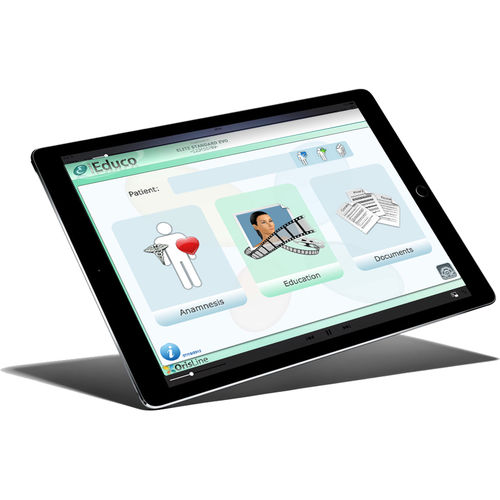 Aplicación para iOS de formación - iEduco  - OrisLine Group - de tratamiento / para odontología / para cirugía