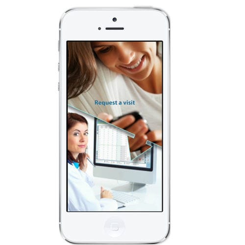 Aplicación web para comunicación - MySmile - OrisLine Group - de control / de tratamiento / para odontología